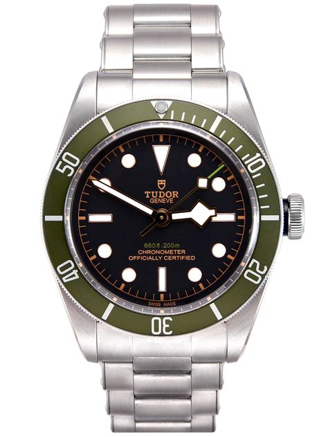 tudor kermit|Tudor Black Bay Harrods 79230G .